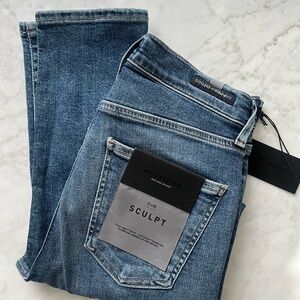 Citizens Of Humanity Mid Rise Skinny Rocket Crop Jean
